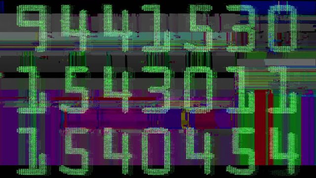 numbers code information counting digital