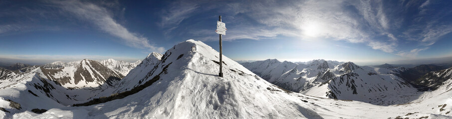 Winter Tatras in Eastern Europe