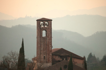 Ezzelini castle in Bassano del Grappa