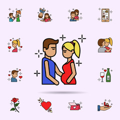 belly, care, family, pregnant, mother icon. Universal set of love story for website design and development, app development