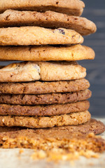 Fresh oatmeal cookies