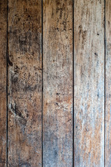 Aged oak wooden shabby plate