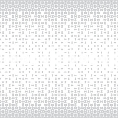 fading halftone geometric vector border pattern
