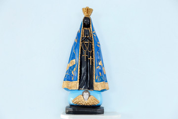 Statue of the image of Our Lady of Aparecida
