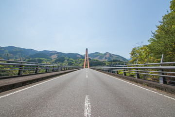 鮎の瀬大橋　Ayunose  bridge　熊本県山都町
