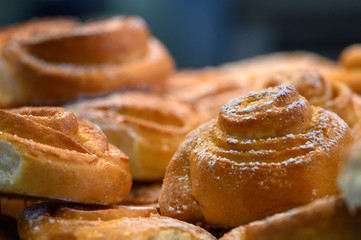 close up pastry