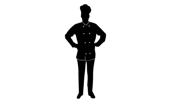 recommend clip art: silhouette of restaurant chefs