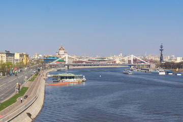 Fototapeta na wymiar Panoramic view of Moscow