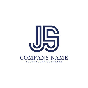 JS initial Letter logo design