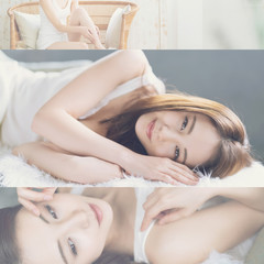 美容イメージ　コラージュ