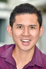 Fototapeta premium Young Minority Male Smiling