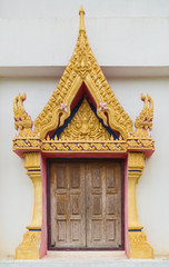 Thai window temple.