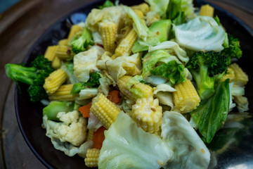 Stir-fried vegetable combination for Breakfast or lunch or Dinner