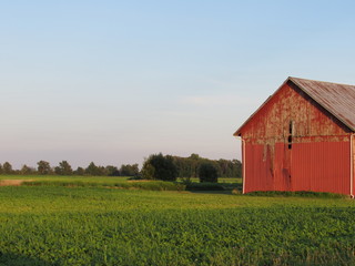 Red Barn on a farm
