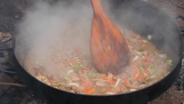 food to the plow disk typical of Argentine gastronomy