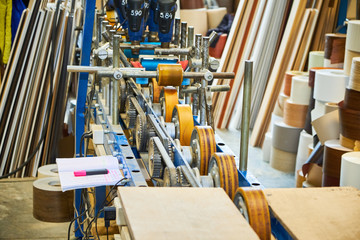 lamination of doors, drawing veneer, production of interior and metal doors