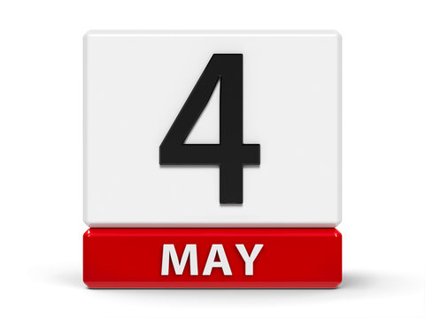 Cubes calendar 4th May