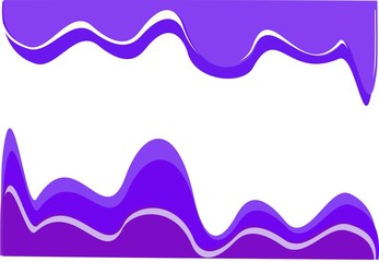 Background, backdrop,  Overlapping layers of  Violet , curve, wave, purple,  paper cut, For business cards, comic books, text books, and text frames. abstract