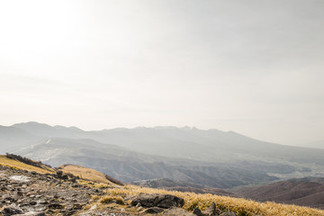 春の美ヶ原高原