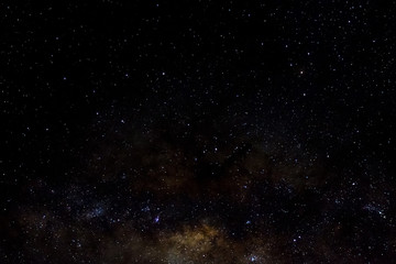 Fototapeta na wymiar Stars and galaxy outer space sky night universe black starry background of shiny starfield