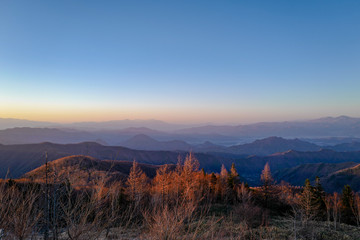 春の美ヶ原高原