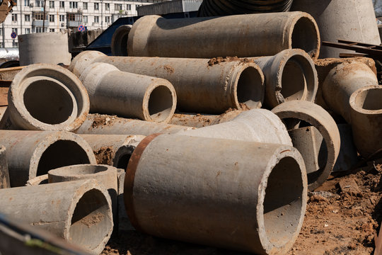 Reinforced concrete pipes for sewage