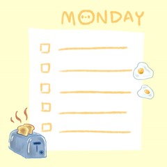 monday checklist