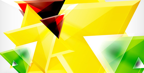 Obraz premium 3d triangular vector minimal abstract background design, abstract poster geometric design