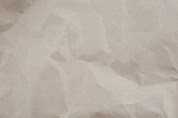 Paper crumpled texture background. Brown paper background.