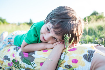 Portrait of a boy.