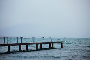 Fototapeta premium End of the wharf