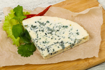 Blue cheese slice