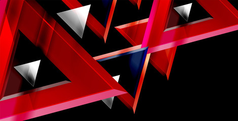 Triangle abstract background