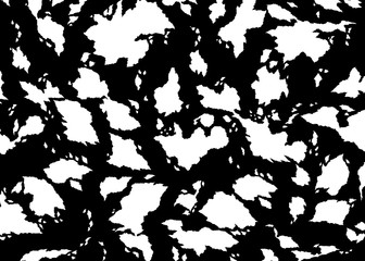 Cow skin pattern design. Animal print vector illustration background. Wildlife fur skin design illustration for web, home decor, fashion, surface, graphic 