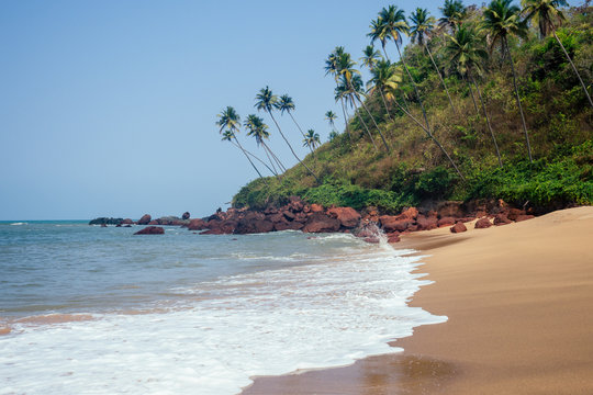 Cola Colva beach in paradise Goa copyspase
