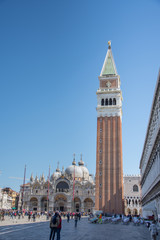 Fototapeta na wymiar CCampanile di San Marco ,St Mark's Campanile Tower ,2019 , Venice,Italy,