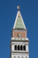 Fototapeta na wymiar Campanile di San Marco ,St Mark's Campanile Tower ,2019 , Venice,Italy,