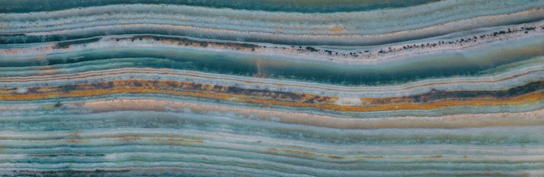 Agate Texture, Turquoise Sea Background