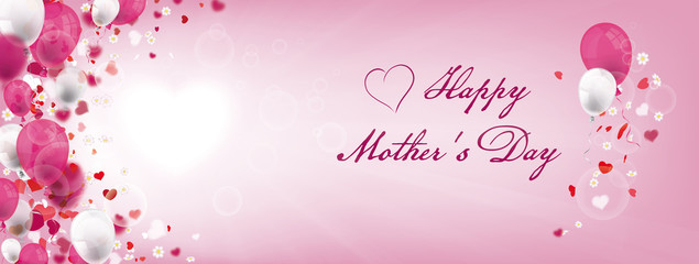 Mothersday Confetti Hearts Header