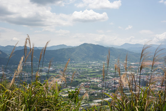 Cityscape Of Puli Township With Clouds Under Sky