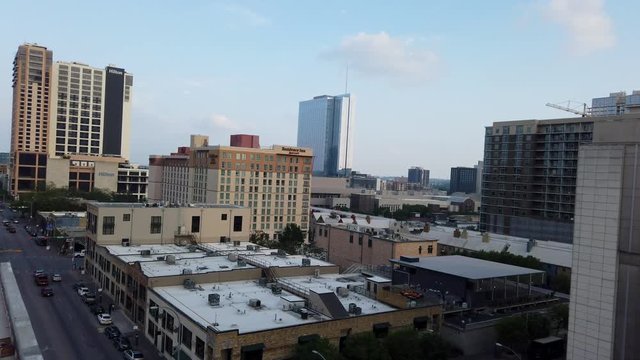 Hotels and buildings in downtown Austin, Texas
