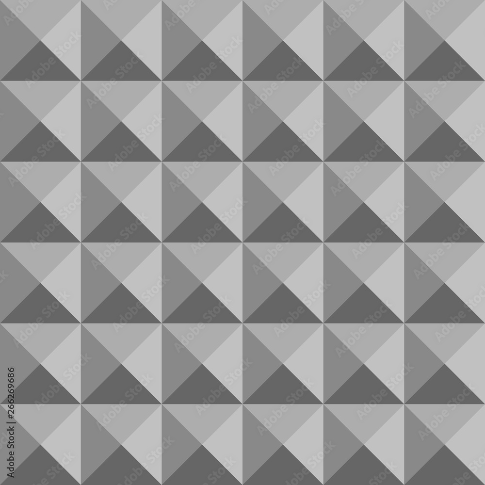 Poster metal texture cube build abstract seamless pattern
