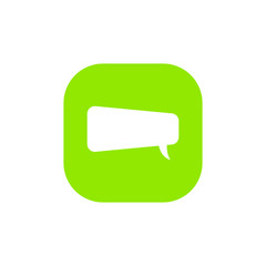 Speech bubble, speech balloon, chat bubble vector icon for apps and websites