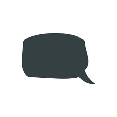Speech bubble, speech balloon, chat bubble vector icon for apps and websites