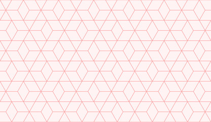 Summer background pattern geometric abstract design pink colors seamless vector.