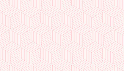 Summer background pattern geometric abstract design pink colors seamless vector.