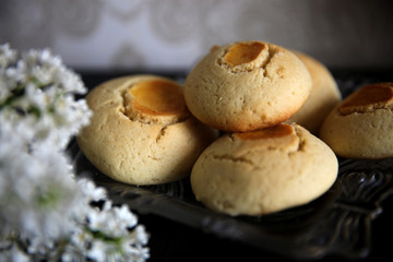 Azerbaijan national sweet  is sweetbread or shekerchorey