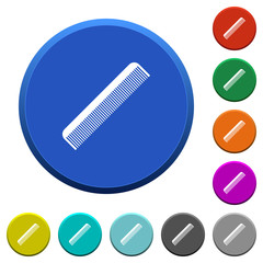 Simple comb beveled buttons
