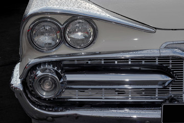 headlight of car
