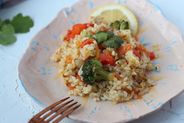 rice with vegetables
